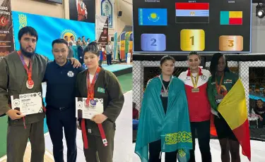 Сотрудница полиции из Атырау завоевала два "серебра" на мировых чемпионатах