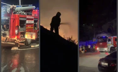 Спасательные службы ликвидировали пожар на склоне в Алматы