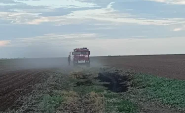 В Павлодарской области оперативно ликвидировали степной пожар
