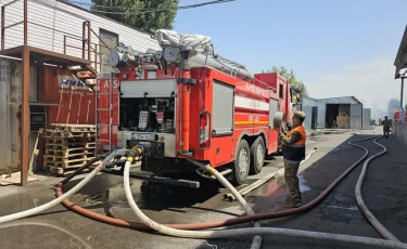 Ситуация под контролем: пожар в Алматы успешно ликвидирован