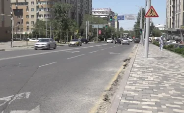 Алматыда бордюрлер жөнсіз ауыстырылып жатқан жоқ – басқарма түсініктеме берді