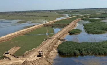 Сырдария өзені арқылы 500 метрлік теміржол көпірі салынады