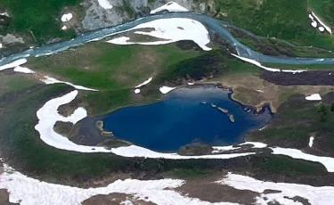 ШҚО-да мұздақ көлдерге аэровизуалды бақылау жүргізілді