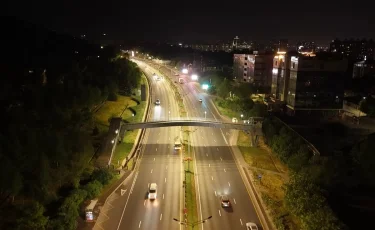 Уровень освещённости Алматы достиг 88%