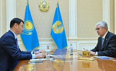 Мемлекет басшысы Алматы қаласының әкімі Дархан Сатыбалдыны қабылдады