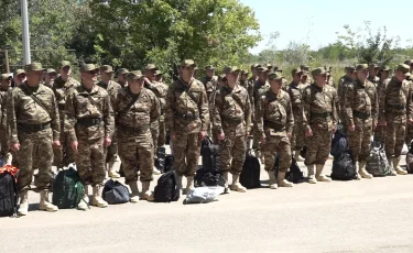 В Алматы стартовали 10-дневные учебные сборы для 125 военнообязанных