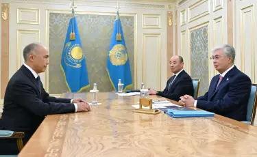 Президент провел встречу с Уполномоченным по защите прав предпринимателей Канатом Нуровым