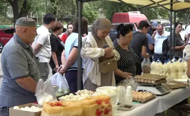 Жетісу ауданында азық-түлік жәрмеңкесі өтті