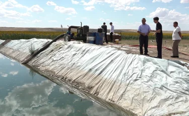 Инновации в поле: фермер внедрил беспилотный трактор и капельное орошение