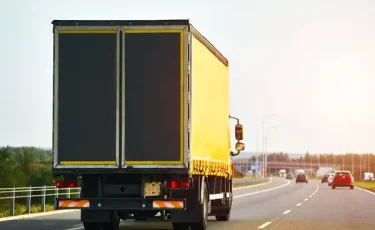 Фура перевернулась на трассе в области Жетысу