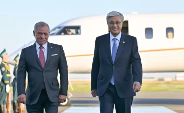 Иордания королі II Абдалла бен әл-Хусейн Астанаға сапармен келді