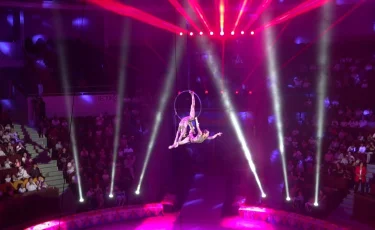 Конституция күніне орай цирк әртістері балаларға қуаныш сыйлады