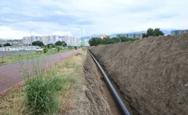 Алматыда әл-Фараби даңғылындағы газ құбырын ауыстыру жұмысы уақытша тоқтатылды