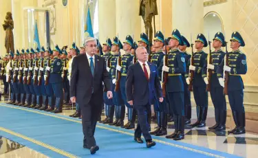 Қасым-Жомарт Тоқаев Ақордада Иордания Королін қарсы алды