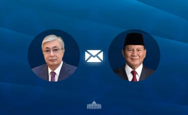 Глава государства поздравил Президента Индонезии с 80-летием независимости