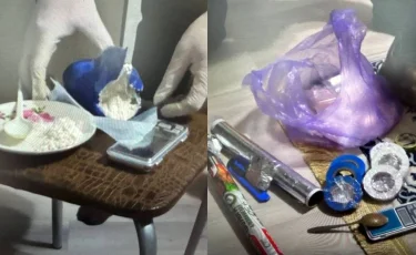 Ақтөбеде аса ірі көлемде синтетикалық есірткі сатпақ болған тұрғын ұсталды