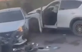 В Караганде произошло ДТП с участием трех автомобилей