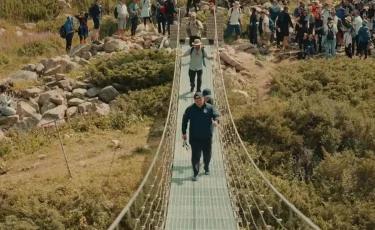 В Алматы открылся самый высокий подвесной мост в Казахстане