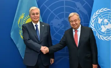 Біріккен Ұлттар Ұйымының Бас хатшысы Антониу Гутерриш Қазақстанға сапармен келеді