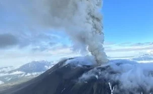 Спустя 600 лет: после землетрясения на Камчатке началось мощное извержение вулкана