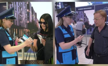 Алматыда туристік полиция Дженнифер Лопес концертіне келген қонақтарды қарсы алды