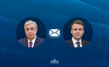 Касым-Жомарт Токаев провел телефонный разговор с Президентом Франции