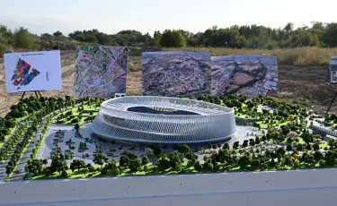Алматыда 35 мың көрерменге арналған жаңа стадион бой көтереді