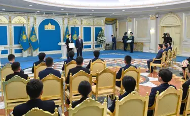Касым-Жомарт Токаев наградил победителей и призеров международных олимпиад