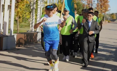 Забег ко Дню Республики: военнослужащий готовит уникальный рекорд