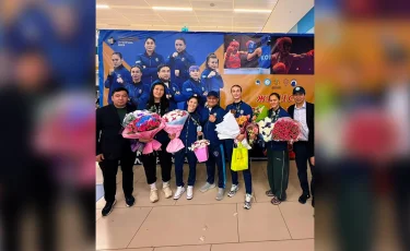 Бокстан әлем чемпионатының жеңімпаздары Алматыға оралды