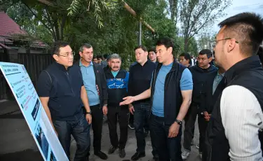 Алматы әкімі Алатау ауданында инженерлік желілердің құрылысын мерзімінде аяқтауды тапсырды
