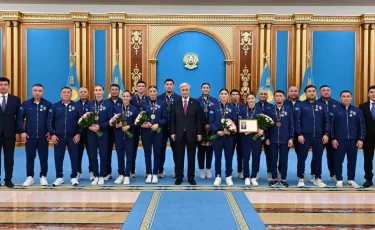 Президент жоғары жетістігі үшін бір топ спортшы мен бапкерді марапаттады