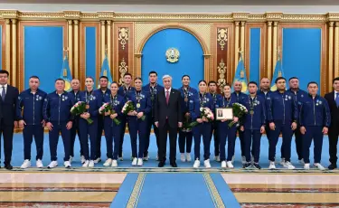 Президент жоғары жетістігі үшін бір топ спортшы мен бапкерді марапаттады