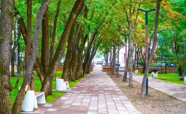 Алматының Медеу ауданында демалыс пен спортқа арналған заманауи аллея салынды