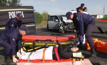 Угроза на дороге: в Костанае полицейские провели показательную акцию для водителей автотрасс