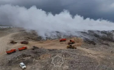 Алматы облысының қоқыс полигонындағы өрт сөндірілді