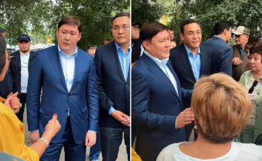 Алматы әкімінің орынбасары Алмасхан Сматлаев Теректі шағынауданына барды