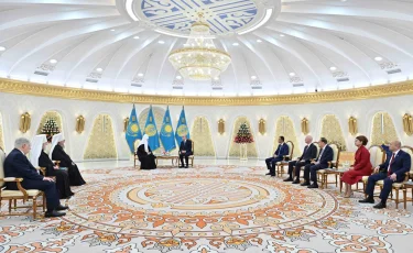 Касым-Жомарт Токаев провел встречу с Патриархом Московским и всея Руси Кириллом