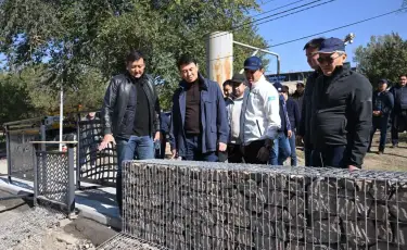 Аким Алматы ознакомился с ходом благоустройства природных зон Бостандыкского района