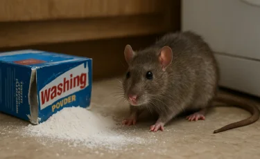 Ловушки не нужны: как избавиться от мышей с помощью стирального порошка