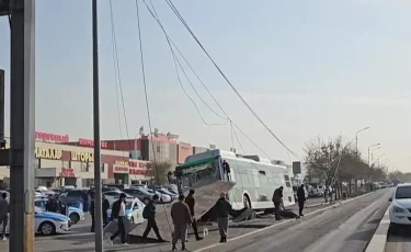 Протаранил остановку: женщина и ребенок пострадали в результате ДТП на алматинской барахолке