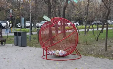 Алматыда пластик қабылдайтын ерекше контейнерлер орнатылды
