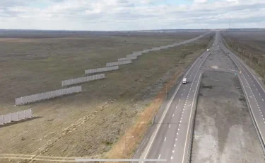 Қар басу қаупі бар учаскелерде 70 мың ағаш қалқан орнатылды