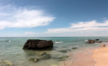 Машина на мелководье: водитель из Актау возмутил жителей и полицию