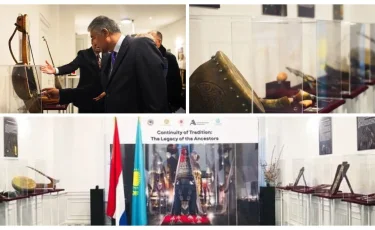 Мәдени көпір: Амстердамда Алматы музейінің көрмесі ашылды