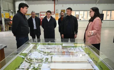 Дархан Сатыбалды қаланың жетекші өнеркәсіп және логистикалық кәсіпорындарын аралады