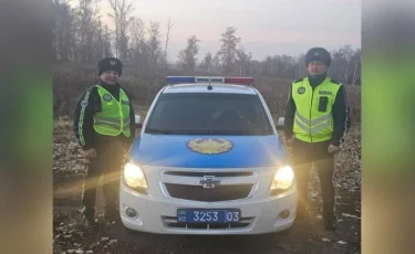 Бурабайда патрульдік полицейлер үш адамды құтқарып қалды