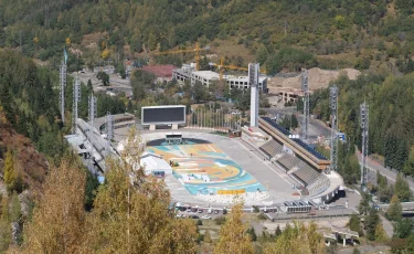 Алматыда "Медеу" кешені жаңғыртылып, жаңа спорт нысандары мен театр салынып жатыр