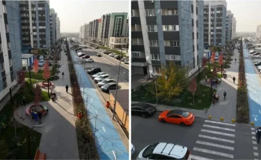 Ко Дню Республики в Наурызбайском районе Алматы открылось новое общественное пространство