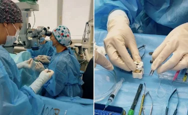 Көздің қасаң қабығын ауыстыру: Алматы дәрігерлері екі науқастың көру қабілетін қайтарды